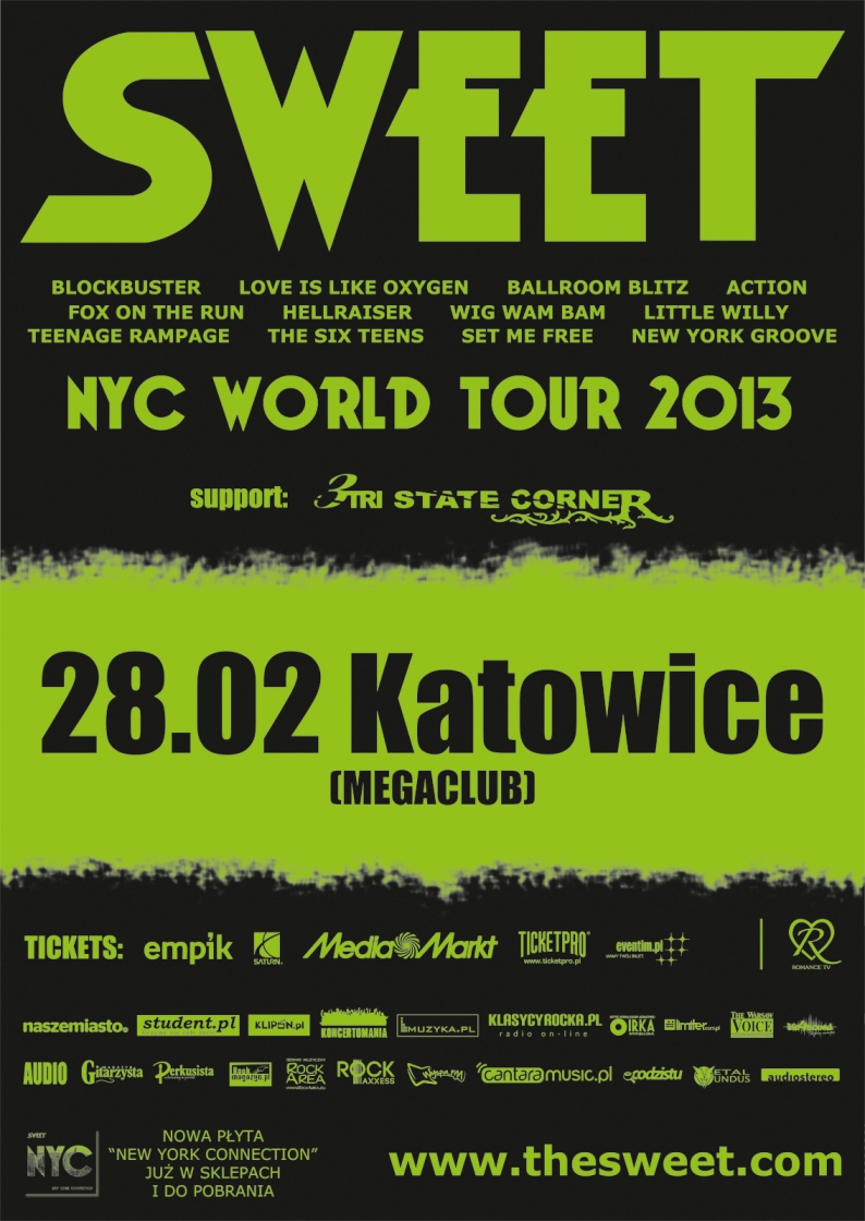 The Sweet już w czwartek w Katowicach!