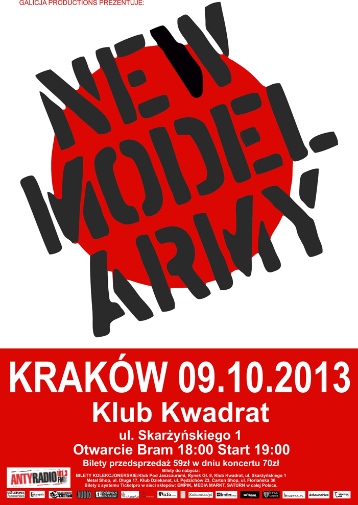 New Model Army w Polsce!