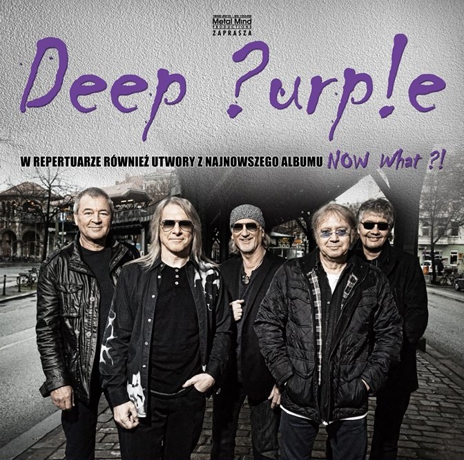 Deep Purple wraca do Polski !